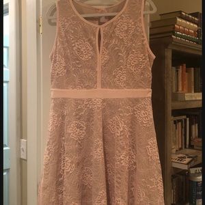 Blush Peek-a-boo midi dress - XL Never Worn